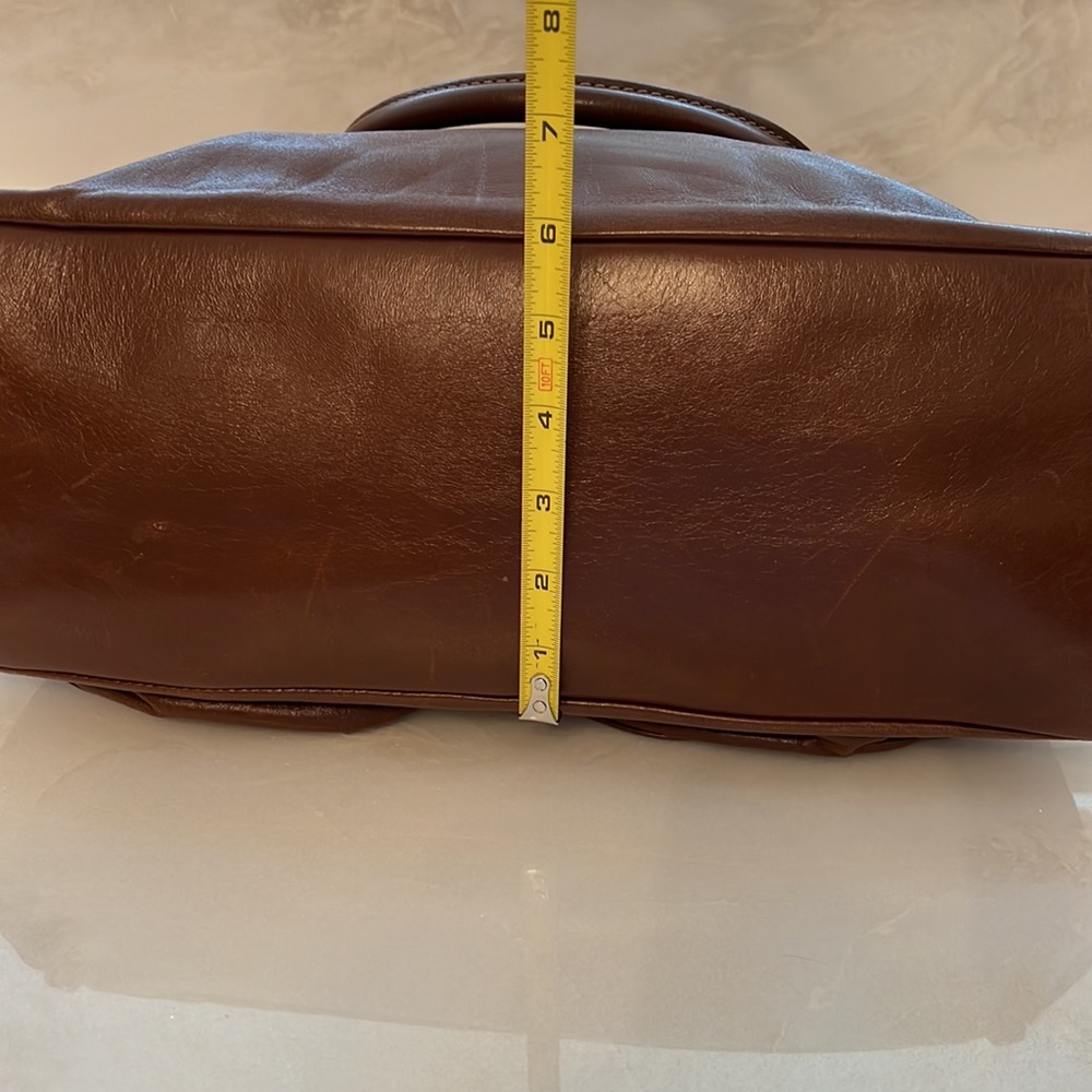 MARC JACOBS BLAKE BROWN LEATHER SATCHEL VINTAGE - Picture 13 of 17